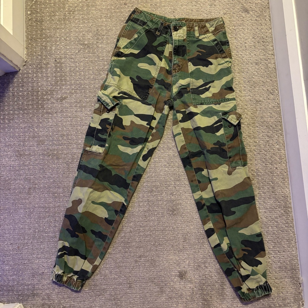 Urban Planet Camouflage Cargo Joggers